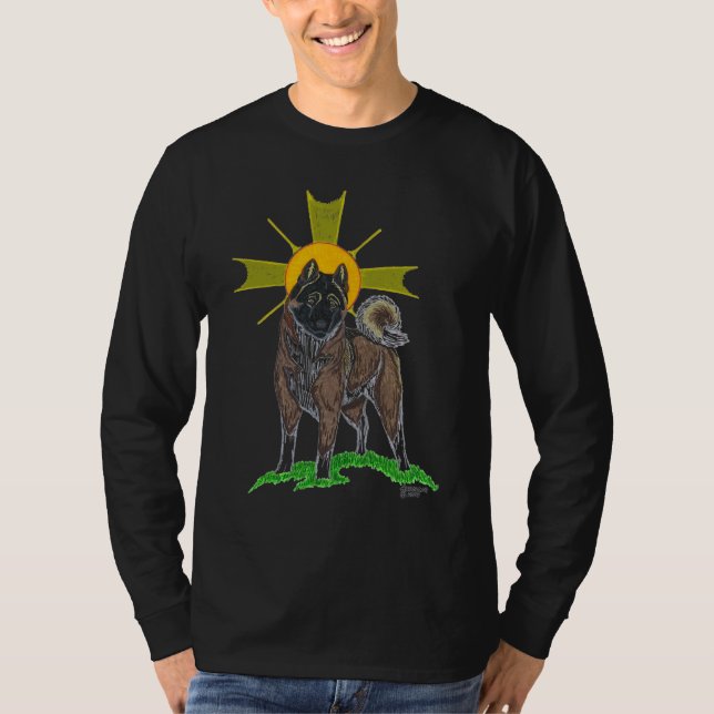 Akita Forever T-Shirt (Front)