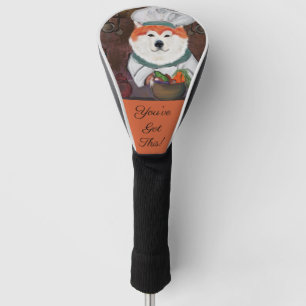 Akita golf head cover