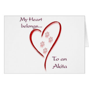 Akita Heart Belongs