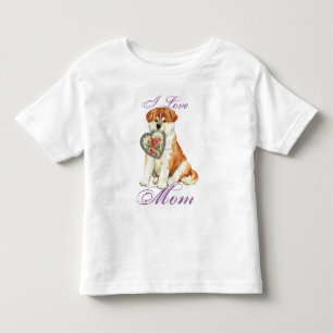 Akita Heart Mum Toddler T-Shirt