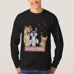 Akita Husky Doberman And Chihuahua Stand On Their  T-Shirt