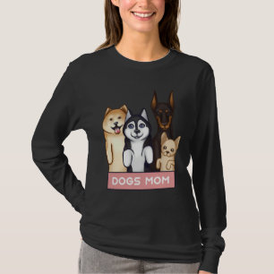 Akita Husky Doberman And Chihuahua Stand On Their  T-Shirt