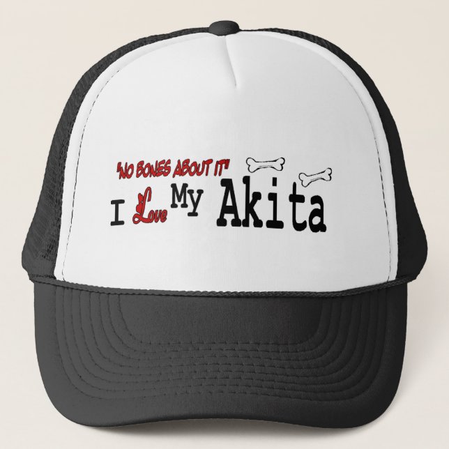 Akita (I Love) Hat (Front)