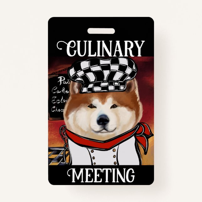 AKITA       ID BADGE (Front)