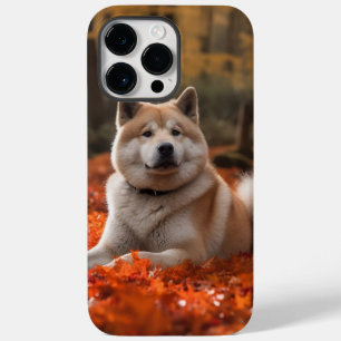 Akita in Autumn Leaves Fall Inspired Case-Mate iPhone 14 Pro Max Case