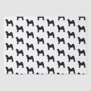 Akita in Silhouette Tissue Paper