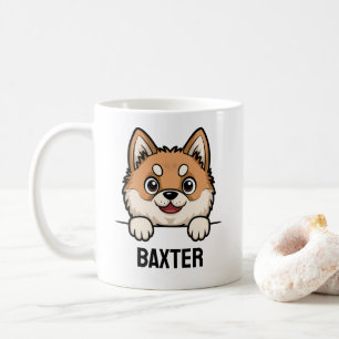 Akita Inu Custom Dog Name Cute Pet Lover Gift Coffee Mug