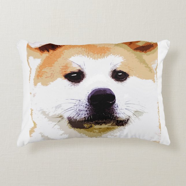 Akita Inu Decorative Cushion (Front)