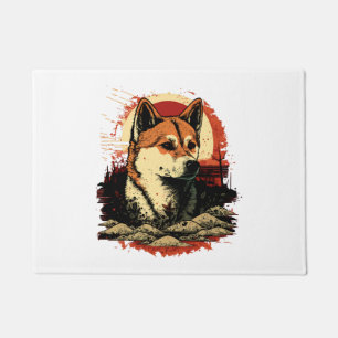 Akita Inu Dog Doormat
