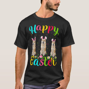 Akita Inu Dog Easter Egg Bunny Akita Inu Happy Ea T-Shirt