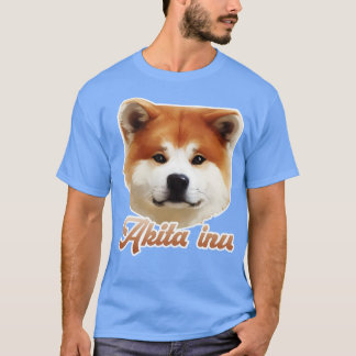 akita inu dog head T-Shirt