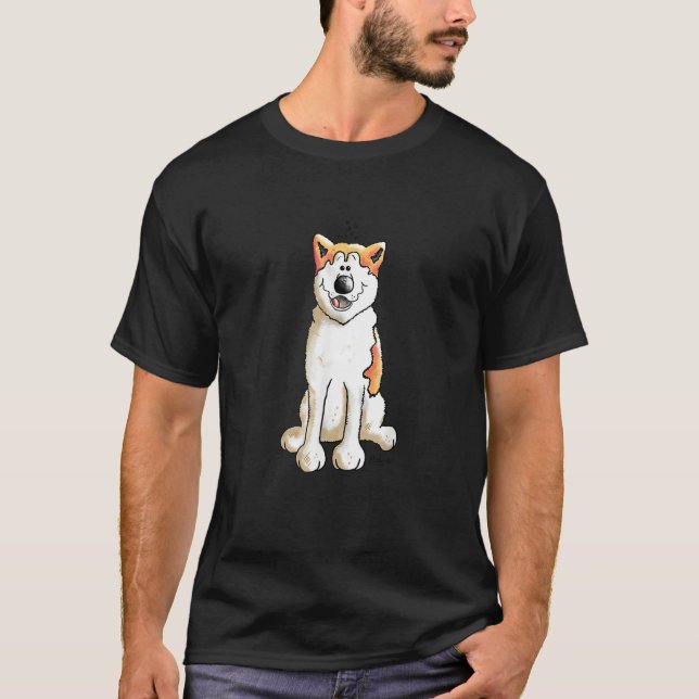 Akita Inu Dog I   For Dog   T-Shirt (Front)