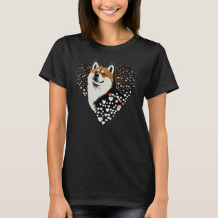 Akita Inu Love Heart for Valentines Day on Akita I T-Shirt