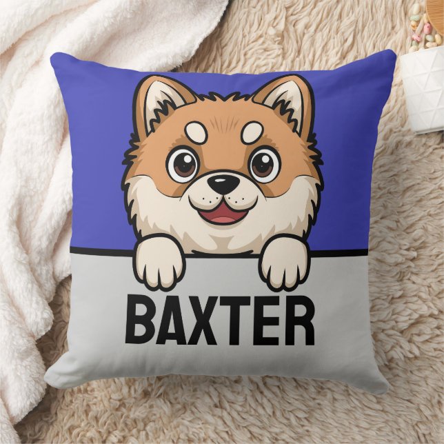 Akita Inu Personalised Akita Puppy Dog Lovers Cushion (Blanket)