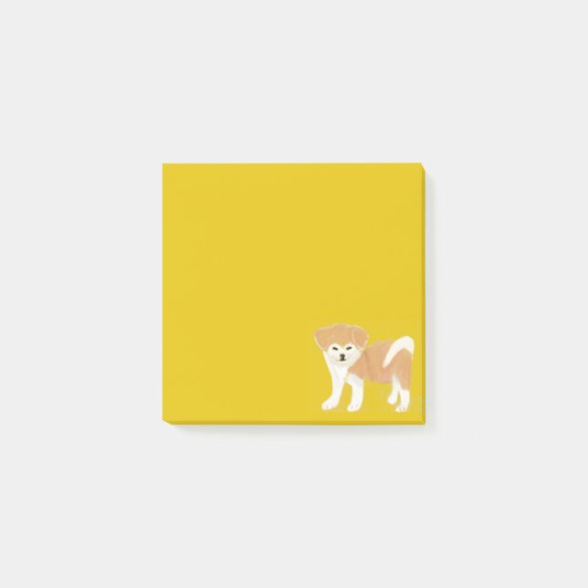 Akita inu post-it notes (Front)