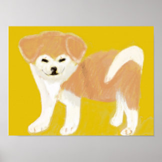 Akita inu poster
