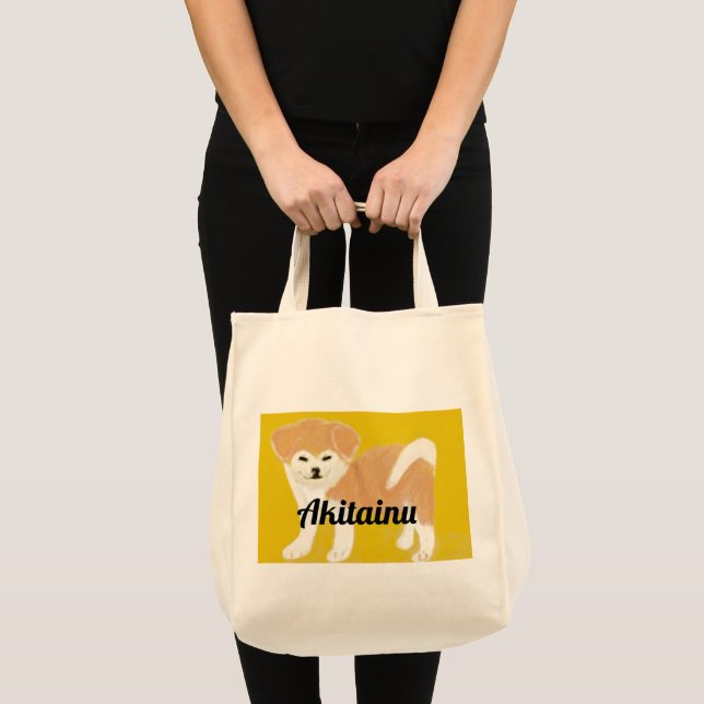 Akita inu tote bag (Front (Product))