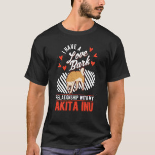 Akita Inu Valentine's Day Japanese Akita T-Shirt