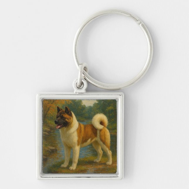 Akita Key Ring (Front)
