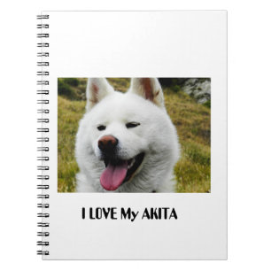 Akita Love Notebook