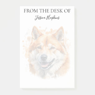 Akita Lover Monogrammed Notes