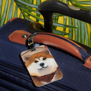 AKITA LUGGAGE TAG