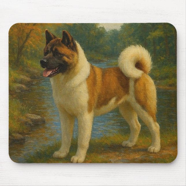 Akita Mouse Mat (Front)