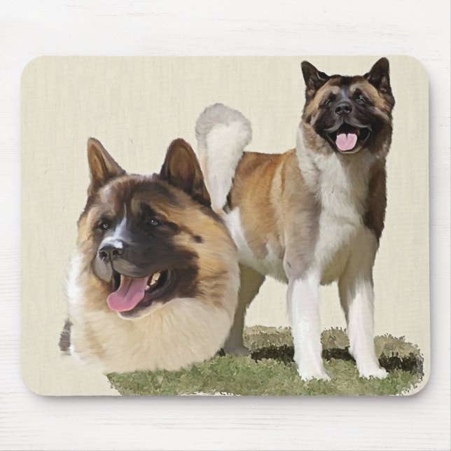 Akita Mouse Mat (Front)