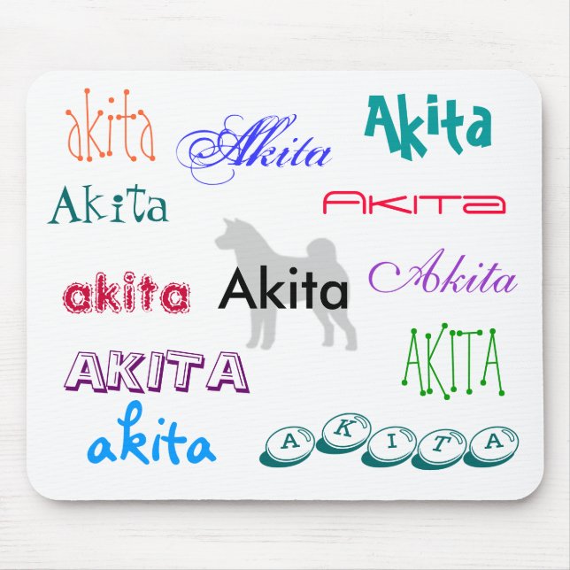 Akita Mousepad (Front)