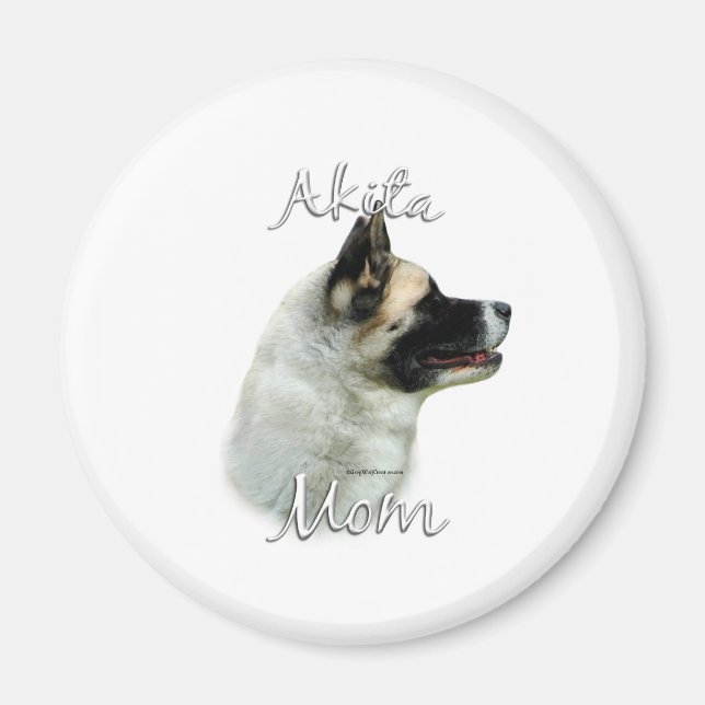 Akita Mum 2 Magnet (Front)