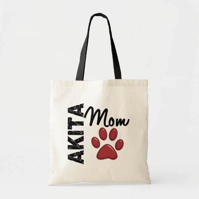 Akita Mum 2 Tote Bag (Front)