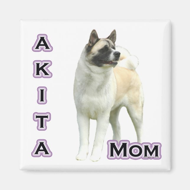 Akita Mum 4 - Magnet (Front)