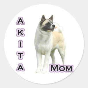 Akita Mum 4 - Sticker
