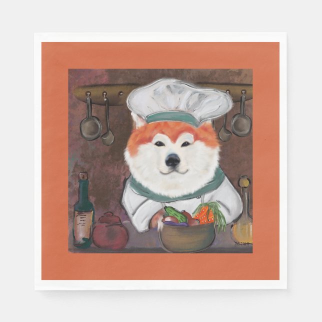 Akita     napkin (Front)