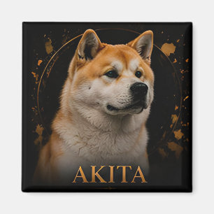 Akita Noble Spirit Collection Magnet