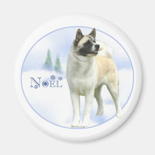 Akita Noel Magnet