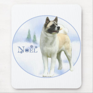 Akita Noel Mouse Mat