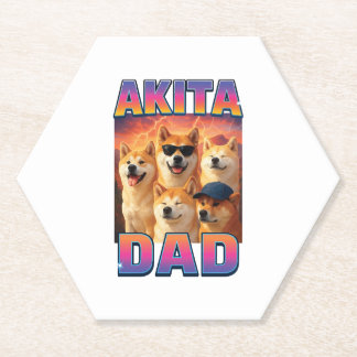 Akita Paper Coaster