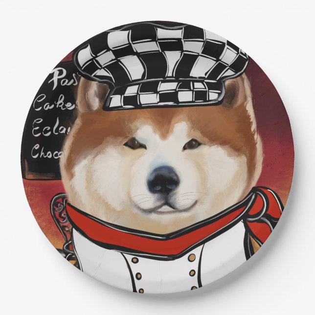 AKITA               PAPER PLATE (Front)