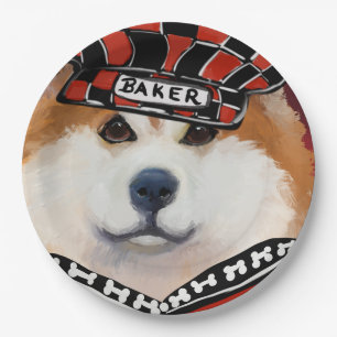 AKITA     PAPER PLATE