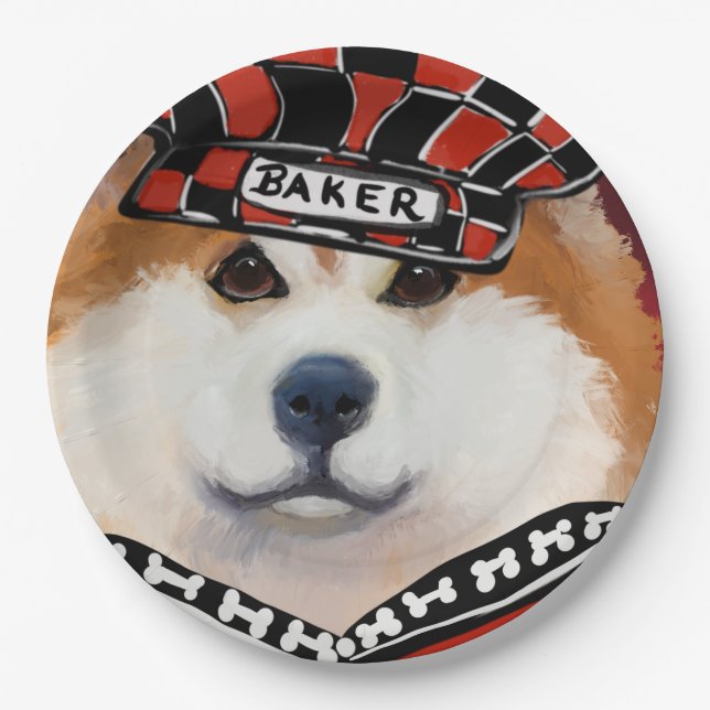 AKITA     PAPER PLATE (Front)