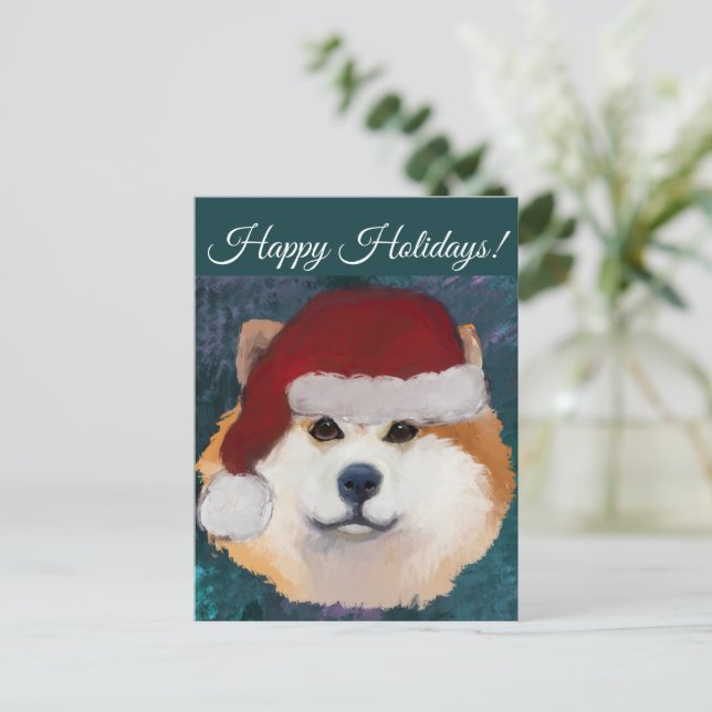 AKITA      POSTCARD (Standing Front)