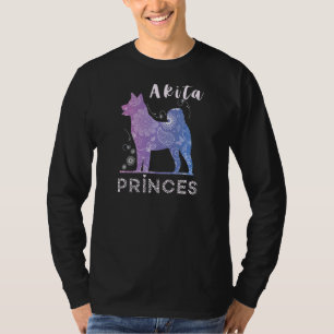 Akita Princess Abstract Akita Dog Shiba Inu Dog O T-Shirt
