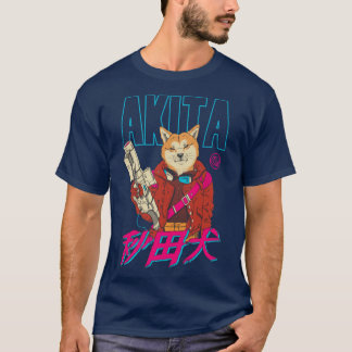 Akita Retrowave  T-Shirt