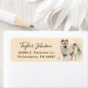 Akita Return Address Label