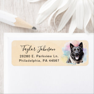 Akita Return Address Label