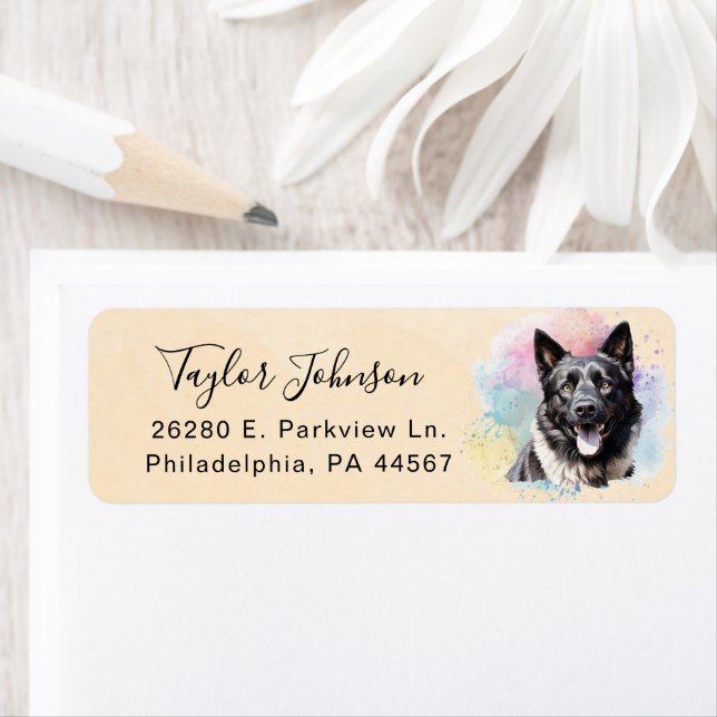 Akita Return Address Label (Insitu)