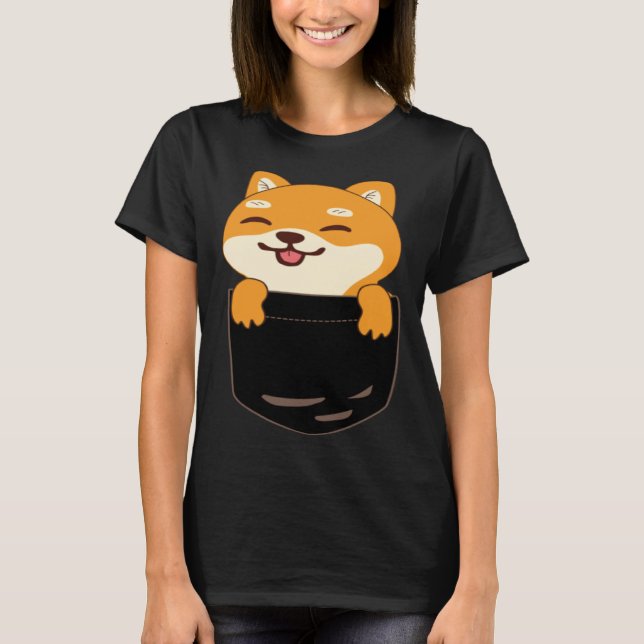 Akita Shiba Inu Cute Bag  for T-Shirt (Front)