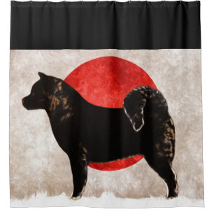 Akita Shower Curtain
