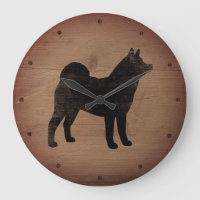 Akita Silhouette Rustic